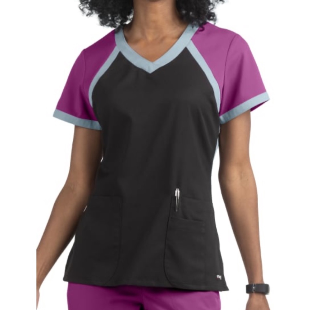 SMALL Greys Anatomy colorblock top
